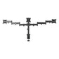 Alera Adaptivergo Pole-mount Triple Arm For 27 Monitors 360 Deg Rotation +45/-45 Deg Tilt 45 Deg Pan Black Supports 17.6 Lb - Furniture -