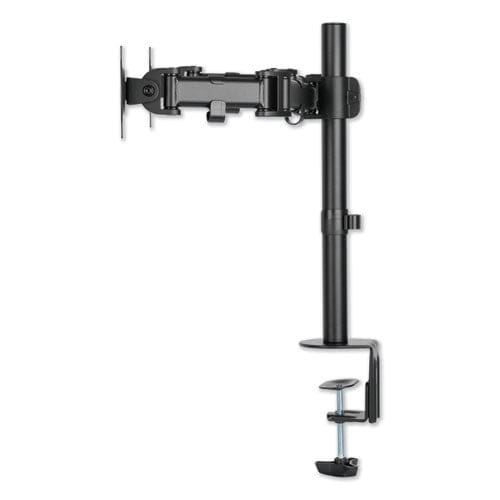 Alera Adaptivergo Pole-mounted Dual Monitor Arm For 30 Monitors 360 Deg Rotation 30 Deg Tilt 360 Deg Pan Black Supports 22 Lb - Furniture -