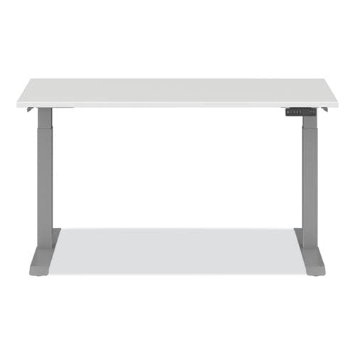 Alera Adaptivergo Three-stage Electric Height-adjustable Table W/memory Controls Top/base Bundle 60”w X 24”d 30 To 49h White - Furniture -