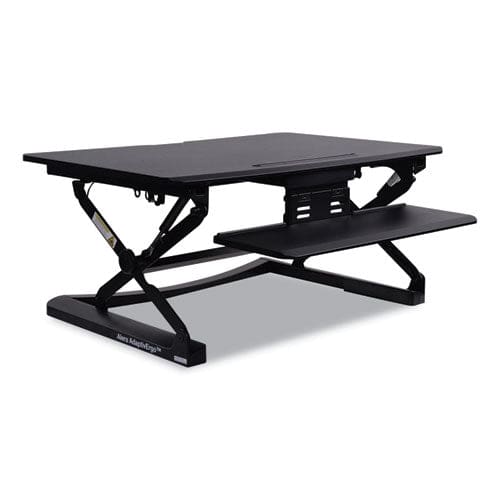 Alera Adaptivergo Two-tier Sit-stand Lifting Workstation 26.75 X 31 X 5.88 To 19.63 Black - Furniture - Alera®