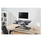 Alera Adaptivergo Two-tier Sit-stand Lifting Workstation 31.5 X 26.13 X 4.33 To 19.88 Black - Furniture - Alera®