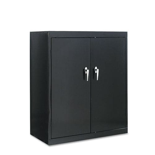 Alera Assembled 42 High Heavy-duty Welded Storage Cabinet Two Adjustable Shelves 36w X 18d Black - Furniture - Alera®