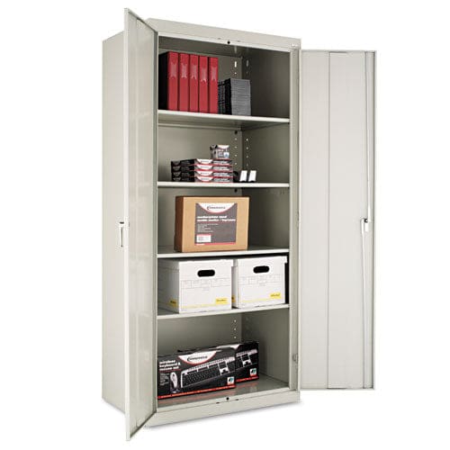 Alera Assembled 42 High Heavy-duty Welded Storage Cabinet Two Adjustable Shelves 36w X 18d Putty - Furniture - Alera®