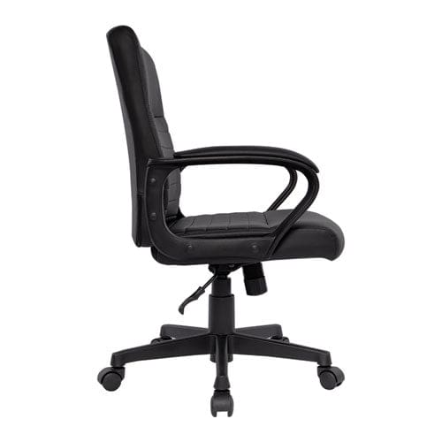 Alera Alera Breich Series Manager Chair Supports Up To 275 Lbs 16.73 To 20.39 Seat Height Black Seat/back Black Base - Furniture - Alera®