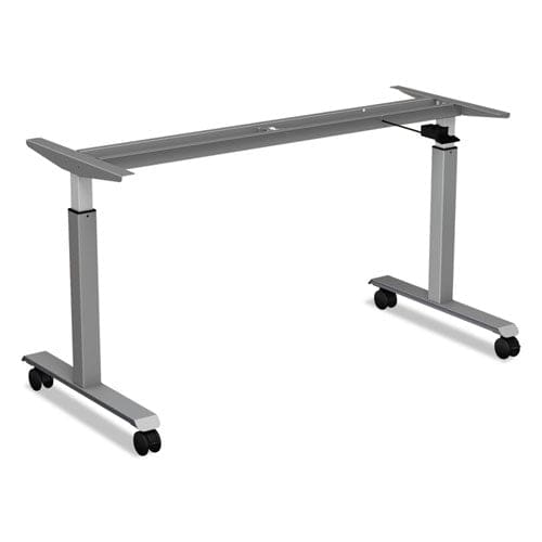 Alera Casters For Height-adjustable Table Bases Grip Ring Stem 2 Wheel Black 4/set - Furniture - Alera®