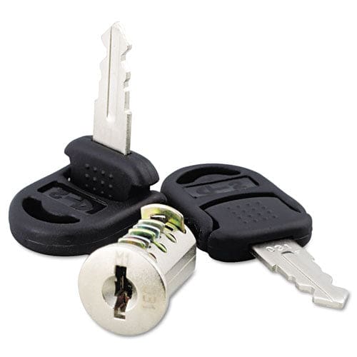 Alera Core Removable Lock And Key Set Silver 2 Keys - Janitorial & Sanitation - Alera®