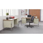 Alera Double Pedestal Steel Desk 72 X 36 X 29.5 Mocha/black - Office - Alera®