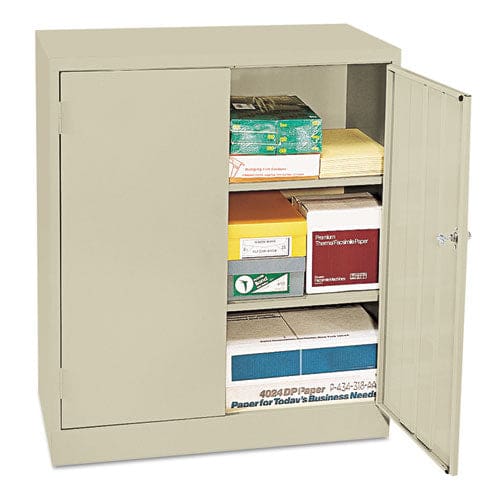 Alera Economy Assembled Storage Cabinet 36w X 18d X 42h Putty - Furniture - Alera®