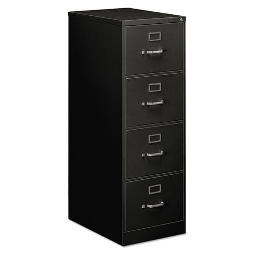 Alera Economy Vertical File 4 Legal-size File Drawers Black 18 X 25 X 52 - Furniture - Alera®