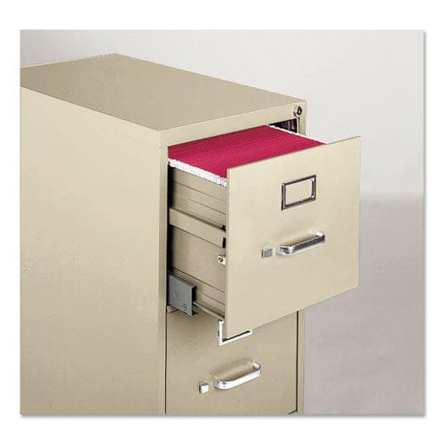 Alera Economy Vertical File 4 Letter-size File Drawers Putty 15 X 25 X 52 - Furniture - Alera®