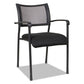 Alera Alera Eikon Series Stacking Mesh Guest Chair 20.86 X 24.01 X 33.07 Black Seat Black Back Black Base 2/carton - Furniture - Alera®
