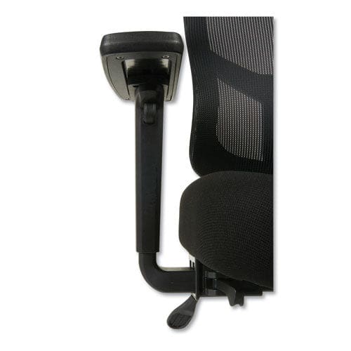 Alera Alera Elusion Ii Series Mesh Mid-back Swivel/tilt Chair Adjustable Arms Supports 275lb 17.51 To 21.06 Seat Height Black - Furniture -