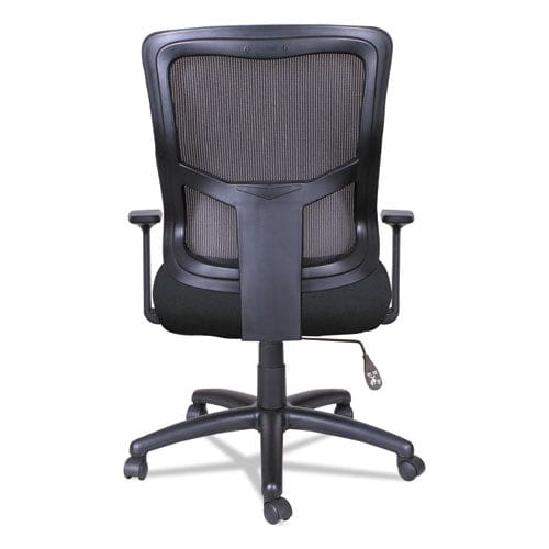Alera Alera Elusion Ii Series Mesh Mid-back Swivel/tilt Chair Supports Up To 275 Lb 18.11 To 21.77 Seat Height Black - Furniture - Alera®