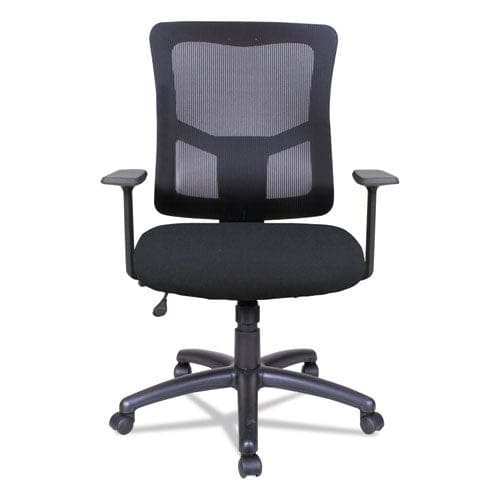 Alera Alera Elusion Ii Series Mesh Mid-back Swivel/tilt Chair Supports Up To 275 Lb 18.11 To 21.77 Seat Height Black - Furniture - Alera®