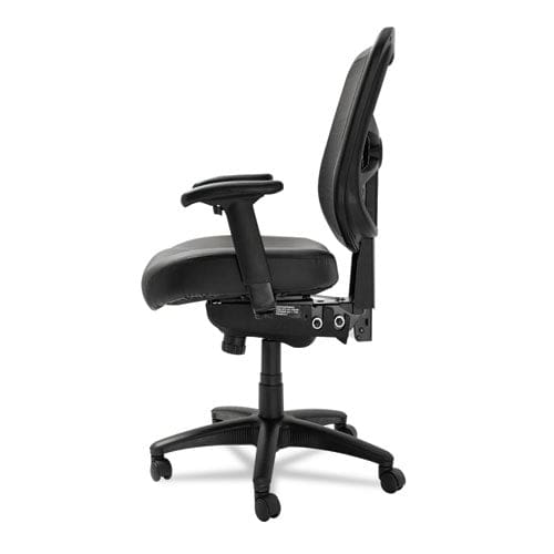 Alera Alera Elusion Series Mesh Mid-back Multifunction Chair Supports Up To 275 Lb 17.7 To 21.4 Seat Height Black - Furniture - Alera®
