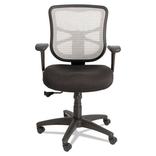 Alera Alera Elusion Series Mesh Mid-back Swivel/tilt Chair Supports Up To 275 Lb 17.9 To 21.8 Seat Height Black - Furniture - Alera®