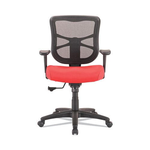 Alera Alera Elusion Series Mesh Mid-back Swivel/tilt Chair Supports Up To 275 Lb 17.9 To 21.8 Seat Height Red - Furniture - Alera®