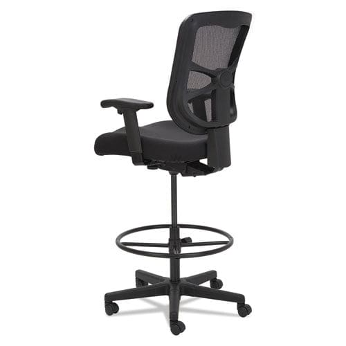 Alera Alera Elusion Series Mesh Stool Supports Up To 275 Lb 22.6 To 31.6 Seat Height Black - Office - Alera®