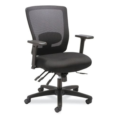Alera Alera Envy Series Mesh Mid-back Swivel/tilt Chair Supports Up To 250 Lb 16.88 To 21.5 Seat Height Black - Furniture - Alera®