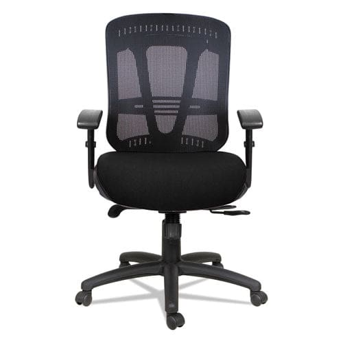 Alera Alera Eon Series Multifunction Mid-back Cushioned Mesh Chair Supports Up To 275 Lb 18.11 To 21.37 Seat Height Black - Furniture -