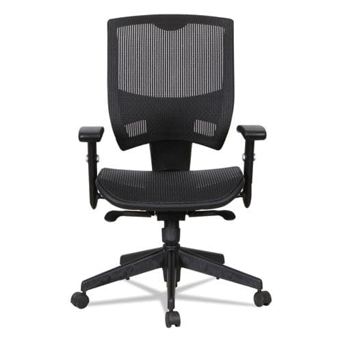 Alera Alera Epoch Series Suspension Mesh Multifunction Chair Supports Up To 275 Lb 16.25 To 21.06 Seat Height Black - Furniture - Alera®