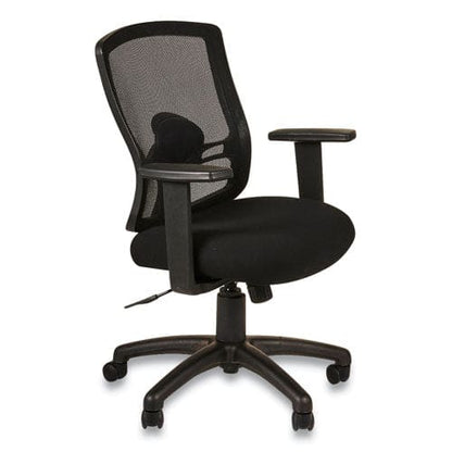 Alera Alera Etros Series Mesh Mid-back Petite Swivel/tilt Chair Supports Up To 275 Lb 17.71 To 21.65 Seat Height Black - Furniture - Alera®