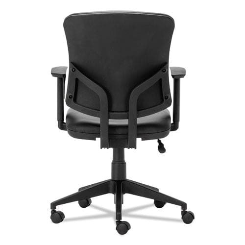 Alera Alera Everyday Task Office Chair Bonded Leather Seat/back Supports Up To 275 Lb 17.6 To 21.5 Seat Height Black - Furniture - Alera®