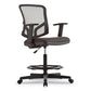Alera Alera Everyday Task Stool Fabric Seat Mesh Back Supports Up To 275 Lb 20.9 To 29.6 Seat Height Black - Office - Alera®
