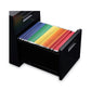 Alera File Pedestal Left Or Right 2-drawers: Box/file Legal/letter Black 14.96 X 19.29 X 21.65 - Furniture - Alera®