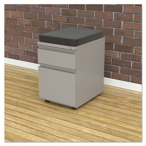 Alera File Pedestal With Full-length Pull Left Or Right 2-drawers: Box/file Legal/letter Light Gray 14.96 X 19.29 X 21.65 - Furniture -
