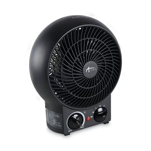 Alera Heater Fan 1,500 W 8.25 X 4.37 X 9.5 Black - Janitorial & Sanitation - Alera®