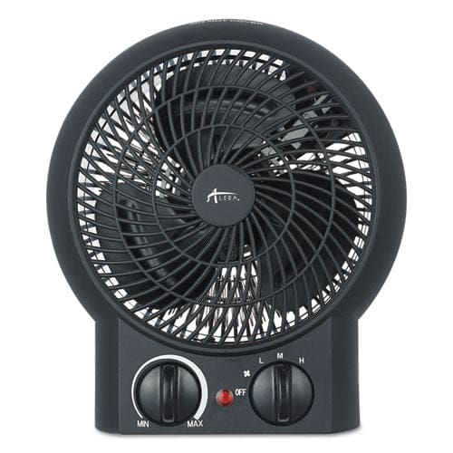 Alera Heater Fan 1,500 W 8.25 X 4.37 X 9.5 Black - Janitorial & Sanitation - Alera®