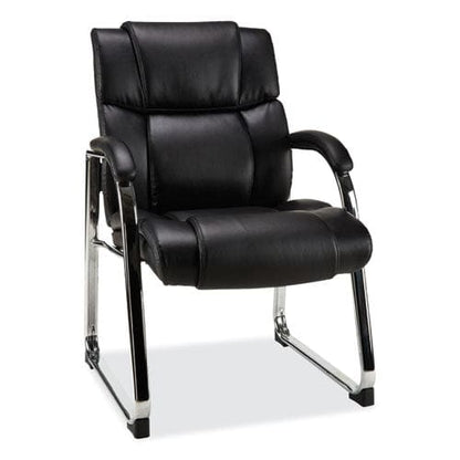 Alera Alera Hildred Series Guest Chair 25 X 28.94 X 37.8 Black Seat Black Back Chrome Base - Furniture - Alera®