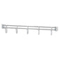 Alera Hook Bars For Wire Shelving Five Hooks 24 Deep Silver 2 Bars/pack - Furniture - Alera®
