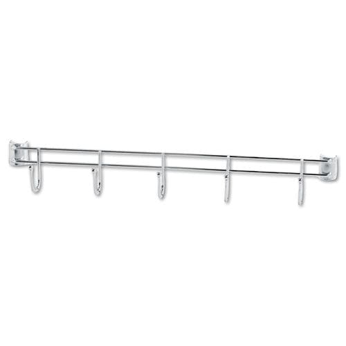 Alera Hook Bars For Wire Shelving Four Hooks 18 Deep Silver 2 Bars/pack - Furniture - Alera®