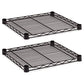 Alera Industrial Wire Shelving Extra Wire Shelves 36w X 18d Black 2 Shelves/carton - Furniture - Alera®