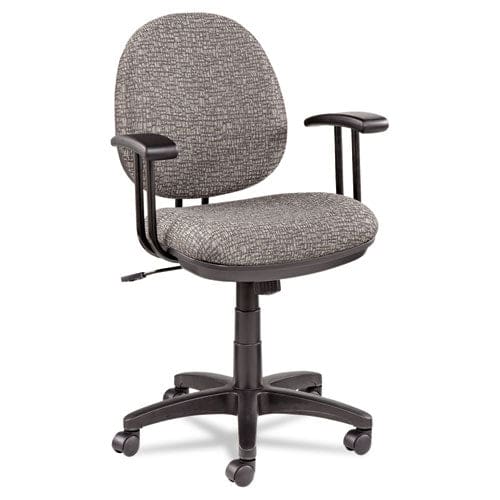 Alera Alera Interval Series Swivel/tilt Task Chair Supports 275 Lb 18.11 To 23.22 Seat Graphite Gray Seat/back Black Base - Furniture -