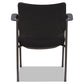 Alera Alera Iv Series Fabric Back/seat Guest Chairs 24.8 X 22.83 X 32.28 Black Seat Black Back Black Base 2/carton - Furniture - Alera®