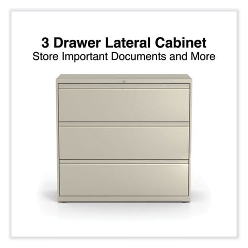 Alera Lateral File 3 Legal/letter/a4/a5-size File Drawers Putty 42 X 18.63 X 40.25 - Furniture - Alera®