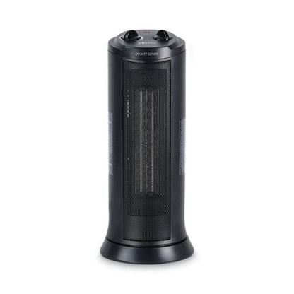 Alera Mini Tower Ceramic Heater 1,500 W 7.37 X 7.37 X 17.37 Black - Janitorial & Sanitation - Alera®