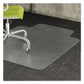 Alera Moderate Use Studded Chair Mat For Low Pile Carpet 45 X 53 Wide Lipped Clear - Furniture - Alera®