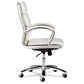 Alera Alera Neratoli Mid-back Slim Profile Chair Faux Leather Up To 275 Lb 18.3 To 21.85 Seat Height White Seat/back Chrome - Furniture -