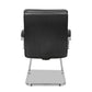Alera Alera Neratoli Slim Profile Stain-resistant Faux Leather Guest Chair 23.81 X 27.16 X 36.61 Black Seat/back Chrome Base - Furniture -