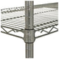 Alera Nsf Certified Industrial Four-shelf Wire Shelving Kit 36w X 18d X 72h Silver - Office - Alera®