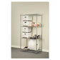 Alera Nsf Certified Industrial Four-shelf Wire Shelving Kit 36w X 24d X 72h Silver - Office - Alera®