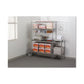 Alera Nsf Certified Industrial Four-shelf Wire Shelving Kit 48w X 18d X 72h Black - Office - Alera®