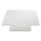 Alera Occasional Use Studded Chair Mat For Flat Pile Carpet 45 X 53 Wide Lipped Clear - Furniture - Alera®