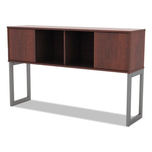 Alera Alera Open Office Desk Series Hutch 59w X 15d X 36.38h Medium Cherry - Furniture - Alera®