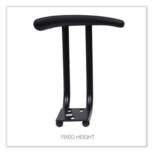 Alera Optional Fixed Height T-arms For Alera Essentia And Interval Series Chairs Black 2/set - Furniture - Alera®