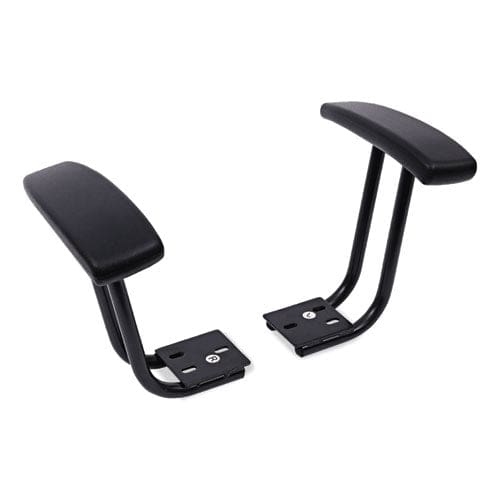 Alera Optional Fixed Height T-arms For Alera Essentia And Interval Series Chairs Black 2/set - Furniture - Alera®